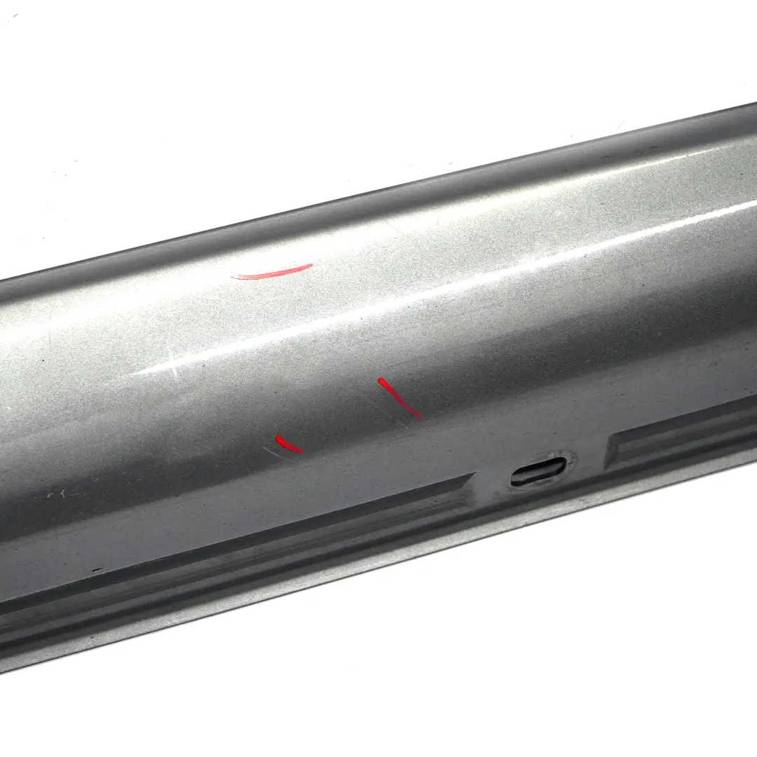 Mercedes W176 Faldón lateral derecho Cubre umbral de puerta Mountain Grey - 787 - SKU A2466980654-MG1 - Número de pieza A2466980654