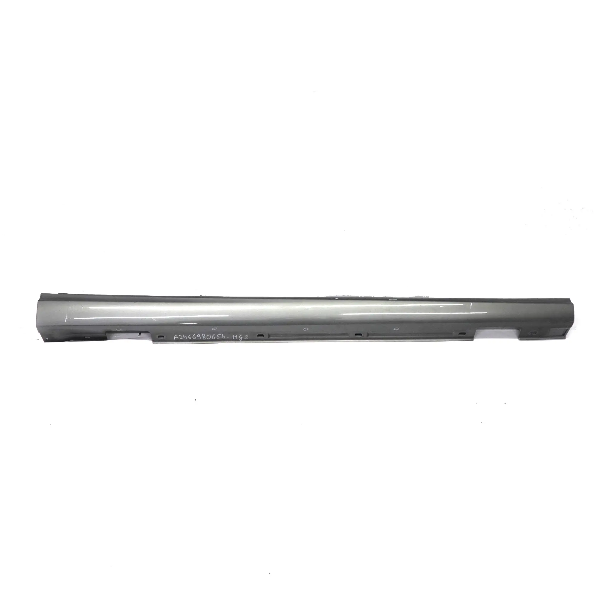 Mercedes W176 Faldón lateral derecho Cubre umbral de puerta Mountain Grey - 787