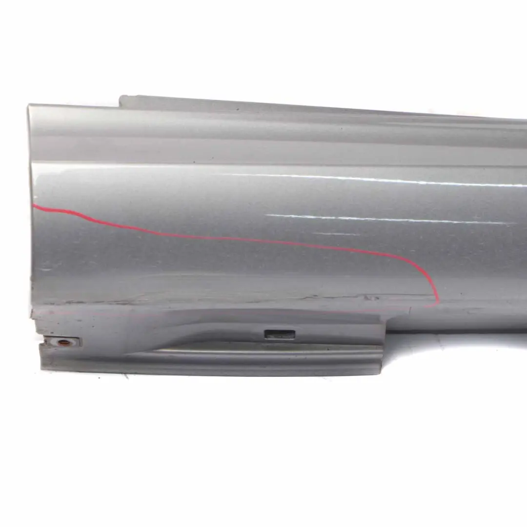 Side Skirt Right O/S Door Sill Cover W117 W246 Mountain Grey - 787 to Mercedes W176 with Part number A2466980654 Mercedes W176 Side Skirt Right O/S Door Sill Cover W117 W246 Mountain Grey - 787 - SKU A2466980654-MG - Part number A2466980654