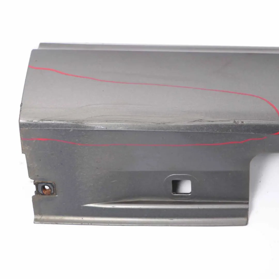 Mercedes W176 Side Skirt Right O/S Door Sill Cover W117 W246 Mountain Grey - 787 - SKU A2466980654-MG - Part number A2466980654