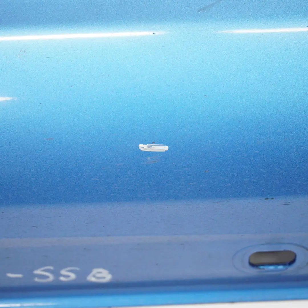 Door Sill Side Cover Skirt Right O/S South Sea Blue 162 to Mercedes W176 W246 with Part number A2466980654 Mercedes W176 W246 Door Sill Side Cover Skirt Right O/S South Sea Blue 162 - SKU A2466980654-SSB - Part number A2466980654