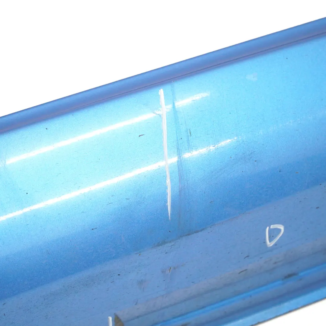 Mercedes W176 W246 Faldón lateral umbral puerta derecho South Sea Blue - 162 - SKU A2466980654-SSB - Número de pieza A2466980654