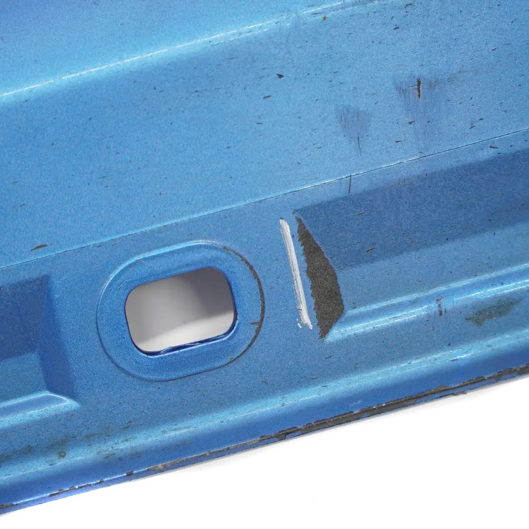 Mercedes W176 W246 Door Sill Side Cover Skirt Right O/S South Sea Blue 162 - SKU A2466980654-SSB - Part number A2466980654