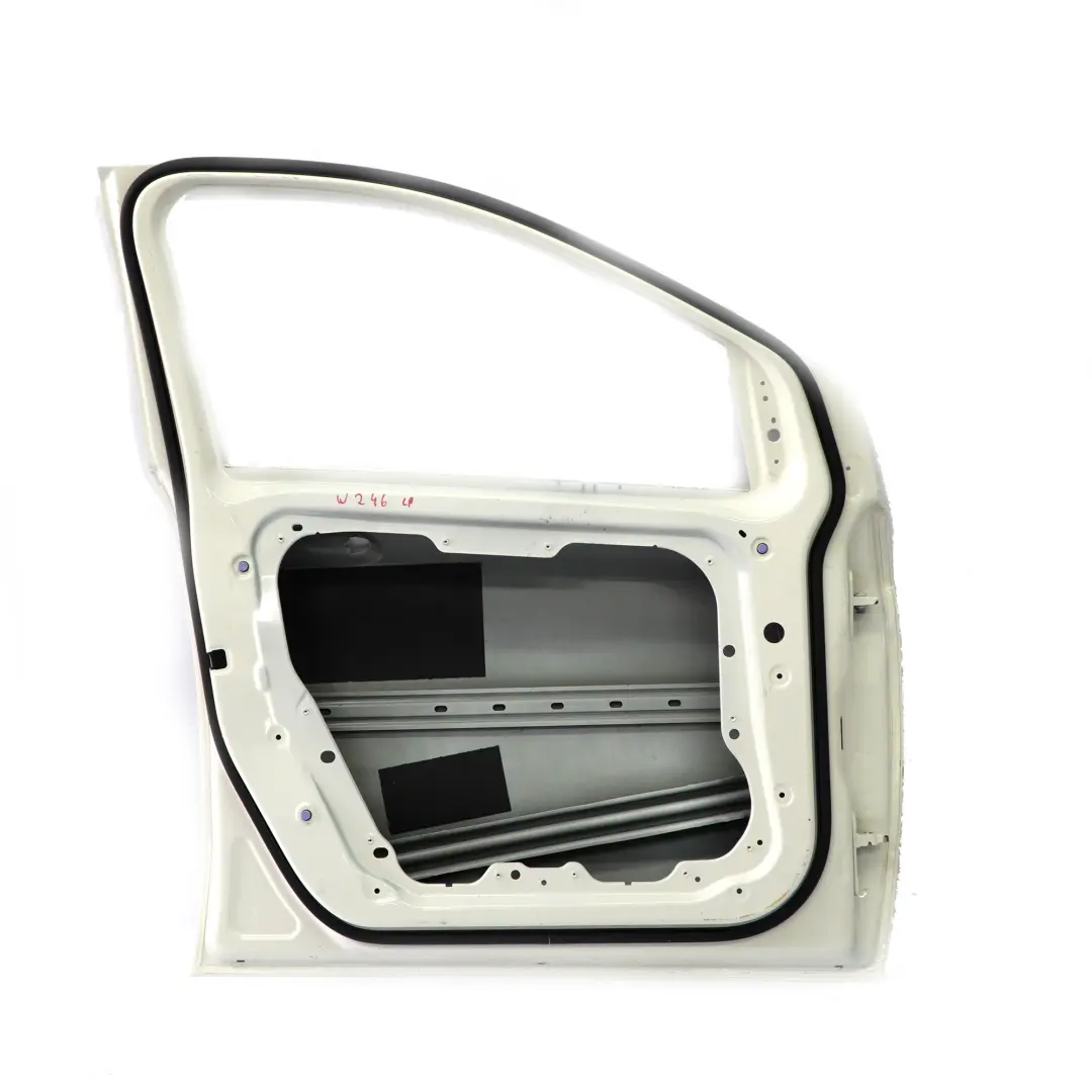 Puerta Delantera Izquierda Clase B Blanco Calcita - 650 para Mercedes W246 con número de pieza A2467200105 Mercedes W246 Puerta Delantera Izquierda Clase B Blanco Calcita - 650 - SKU A2467200105-CW - Número de pieza A2467200105