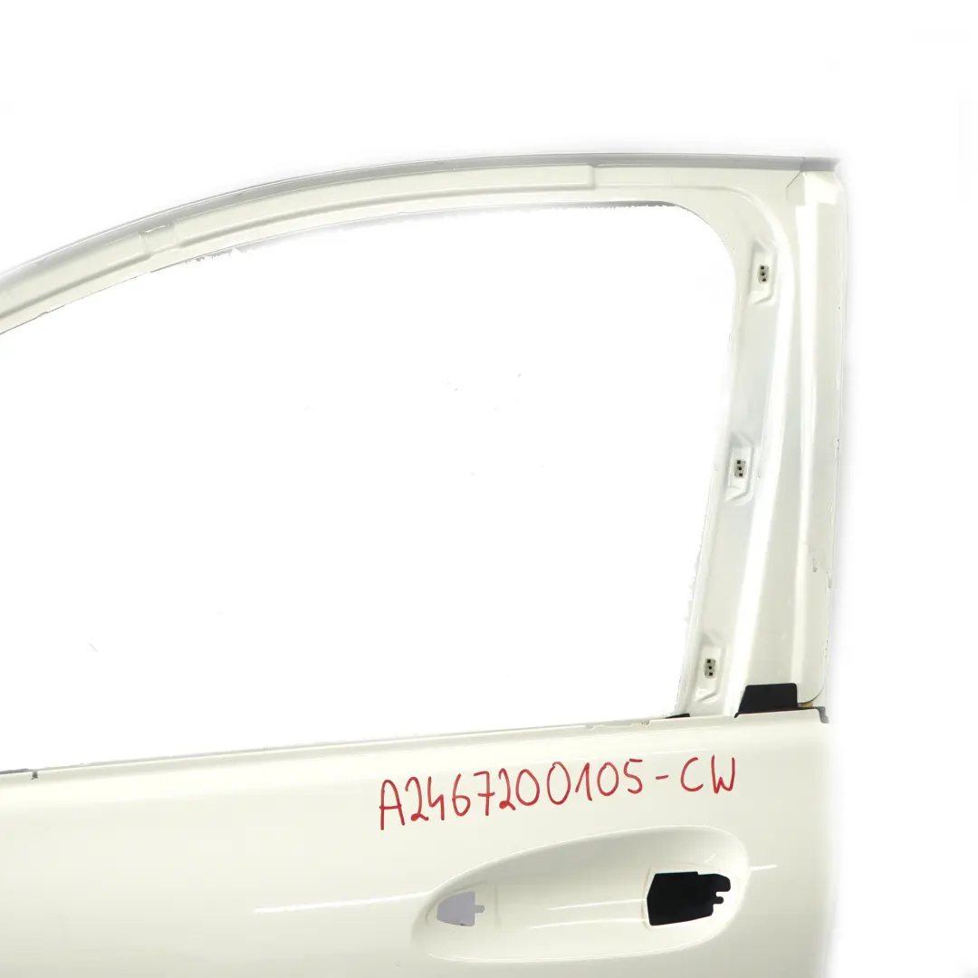 Gauche Blanc Calcite - 650 pour Mercedes W246 Porte Avant à propos du numéro de pièce A2467200105 Mercedes W246 Porte Avant Gauche Blanc Calcite - 650 - SKU A2467200105-CW - Numéro de pièce A2467200105