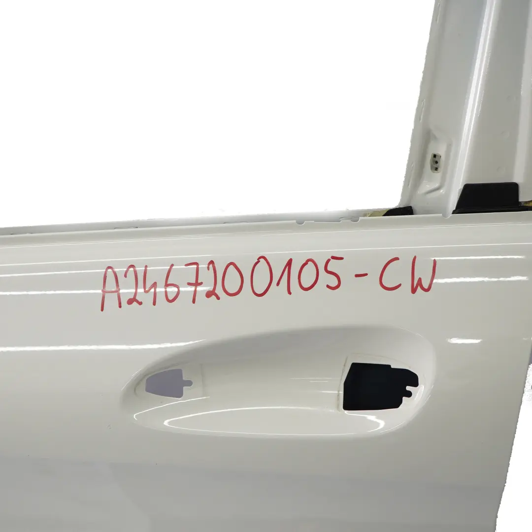 Tür vorne links B-Klasse Calcitweiß - 650 für Mercedes W246 mit Teilenummer A2467200105 Mercedes W246 Tür vorne links B-Klasse Calcitweiß - 650 - SKU A2467200105-CW - Teilenummer A2467200105