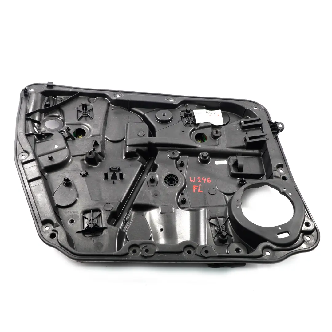 Supporto scheda porta anteriore sinistro Regolatore alzacristalli per Mercedes W246 con numero di parte A2467200179 Mercedes W246 Supporto scheda porta anteriore sinistro Regolatore alzacristalli - SKU A2467200179 - Numero di parte A2467200179
