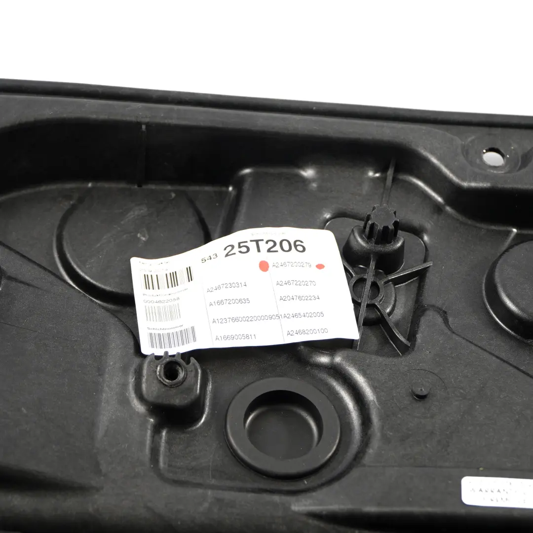 Support Carte Porte Avant Droite Lève-Vitre Régulateur pour Mercedes W246 à propos du numéro de pièce A2467200279 Mercedes W246 Support Carte Porte Avant Droite Lève-Vitre Régulateur - SKU A2467200279 - Numéro de pièce A2467200279