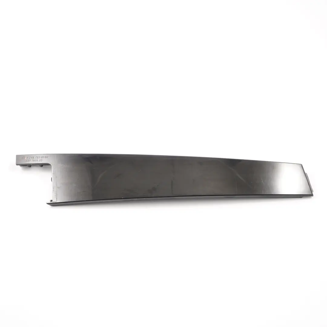 Mercedes W246 Rivestimento porta BPillar Striscia anteriore sinistra Alto Lucido - SKU A2467220100 - Numero di parte A2467220100