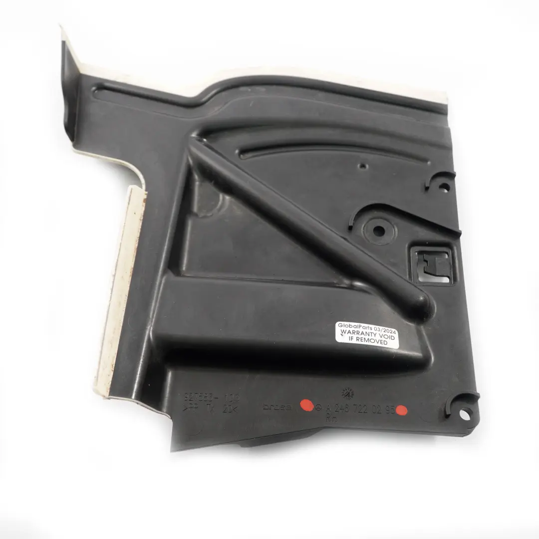 Porta scarico dell'acqua Anteriore destra Copertura per Mercedes W246 con numero di parte A2467220295 Mercedes W246 Porta scarico dell'acqua Anteriore destra Copertura - SKU A2467220295 - Numero di parte A2467220295