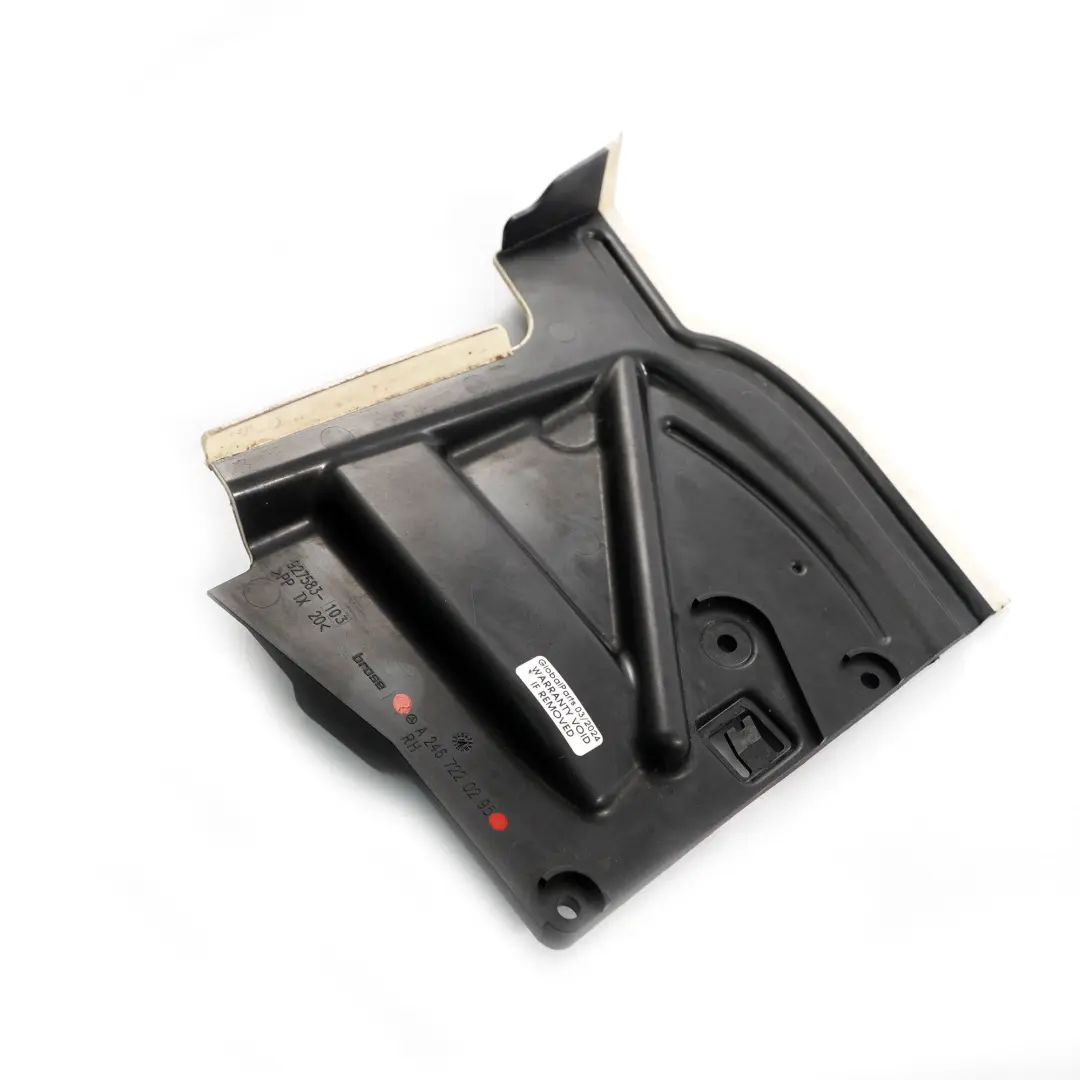 Drenaje Agua Puerta Anteriore Derecha Aislamiento para Mercedes W246 con número de pieza A2467220295 Mercedes W246 Drenaje Agua Puerta Anteriore Derecha Aislamiento - SKU A2467220295 - Número de pieza A2467220295