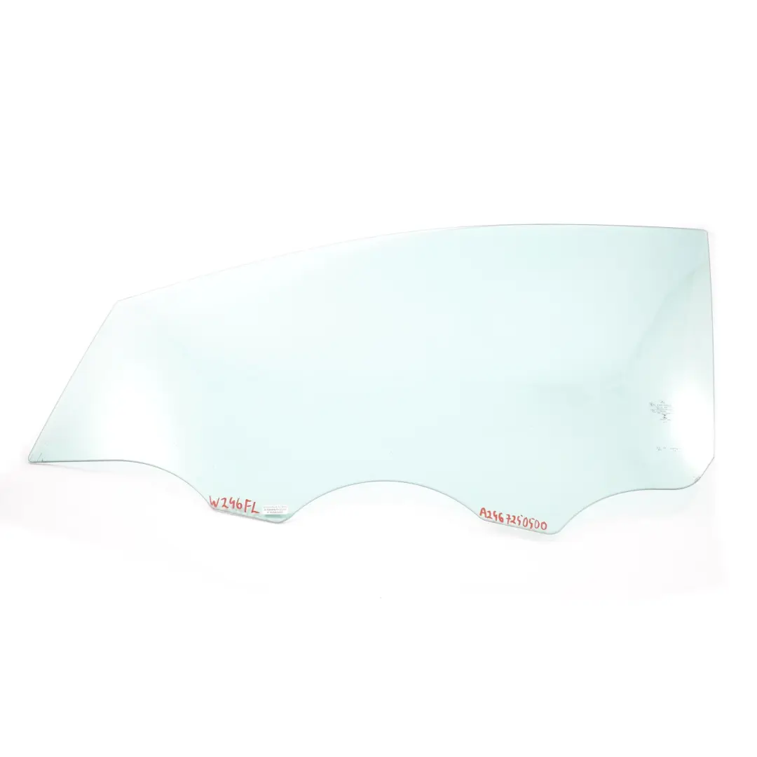 Cristal Puerta Delantera Izquierda Acristalamiento AS2 para Mercedes W246 con número de pieza A2467250500 Mercedes W246 Cristal Puerta Delantera Izquierda Acristalamiento AS2 - SKU A2467250500 - Número de pieza A2467250500