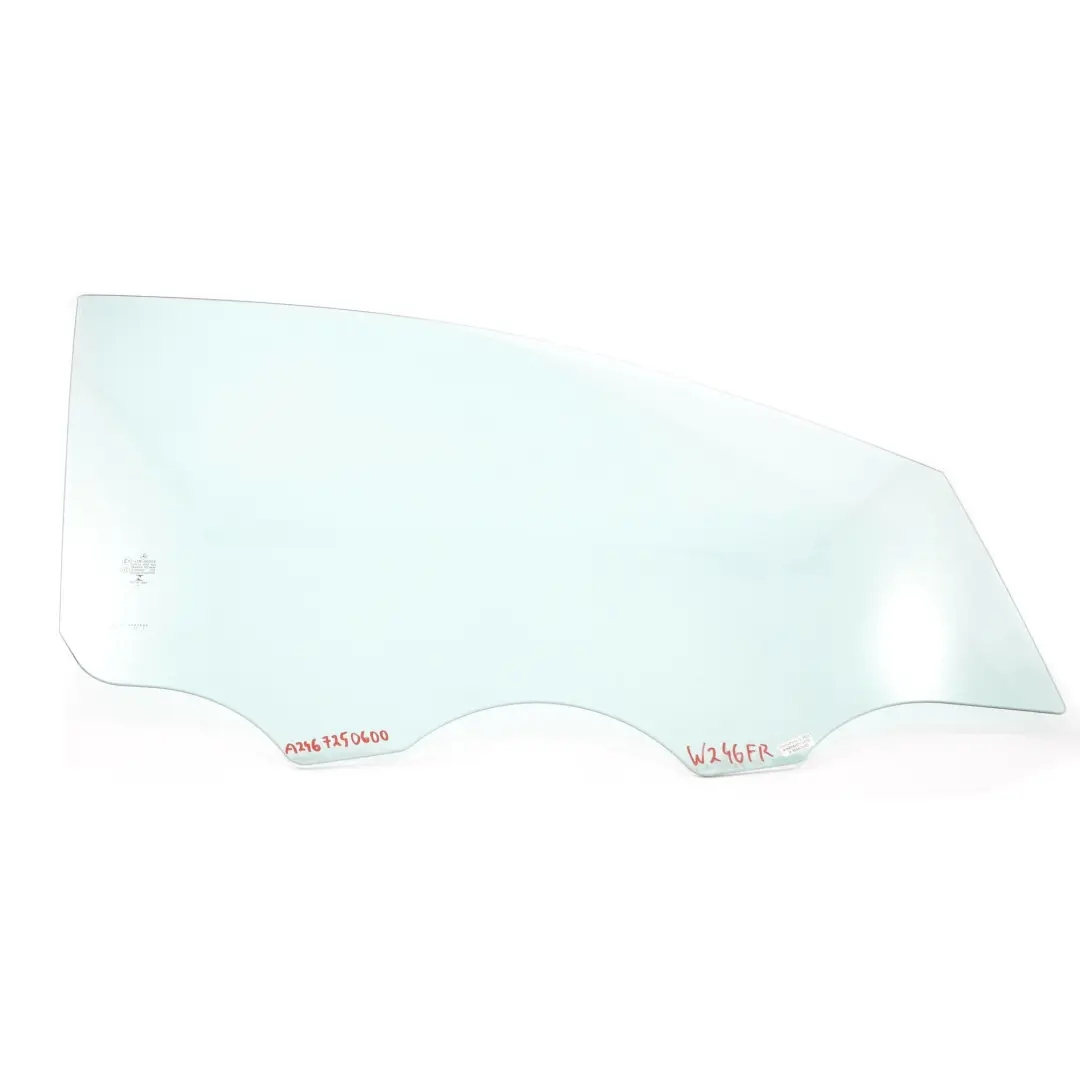 Vitre Porte Avant Droite Vitrage AS2 pour Mercedes W246 à propos du numéro de pièce A2467250600 Mercedes W246 Vitre Porte Avant Droite Vitrage AS2 - SKU A2467250600 - Numéro de pièce A2467250600