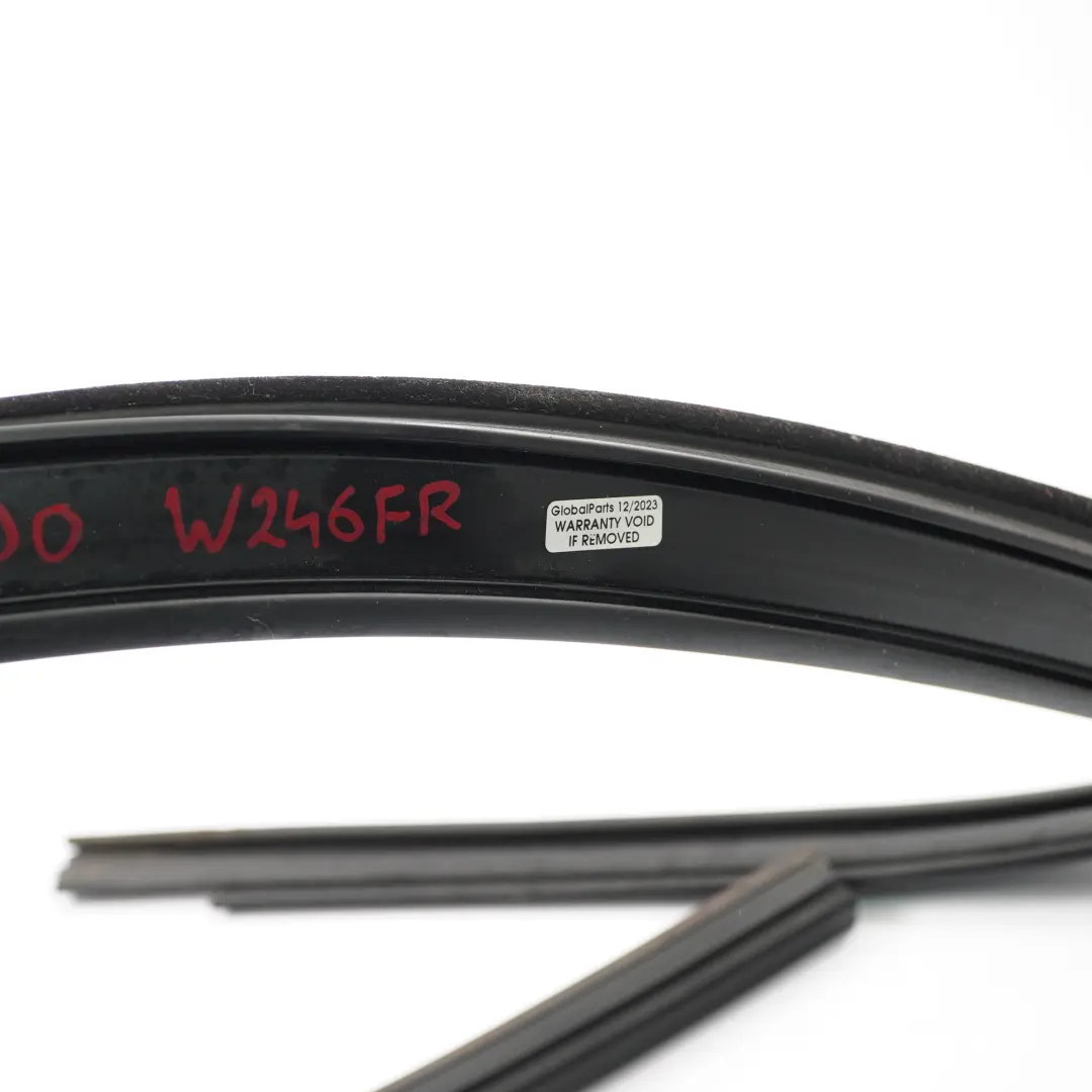 Mercedes W246 Door Seal Window Front Right O/S Guide Frame - SKU A2467250800 - Part number A2467250800