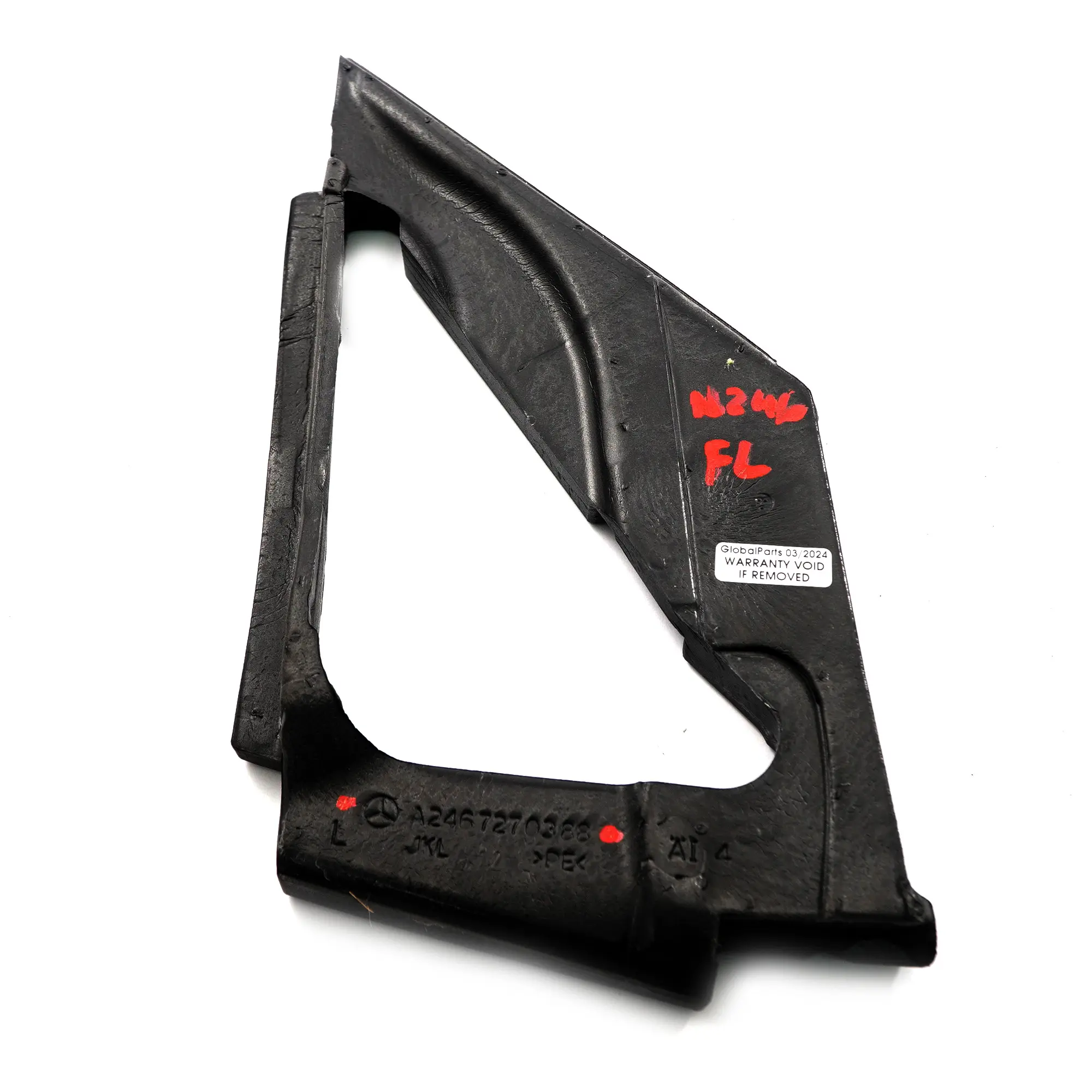 Mirror Cover Mercedes W246  Door Front Left N/S Interior Triangle A2467270388