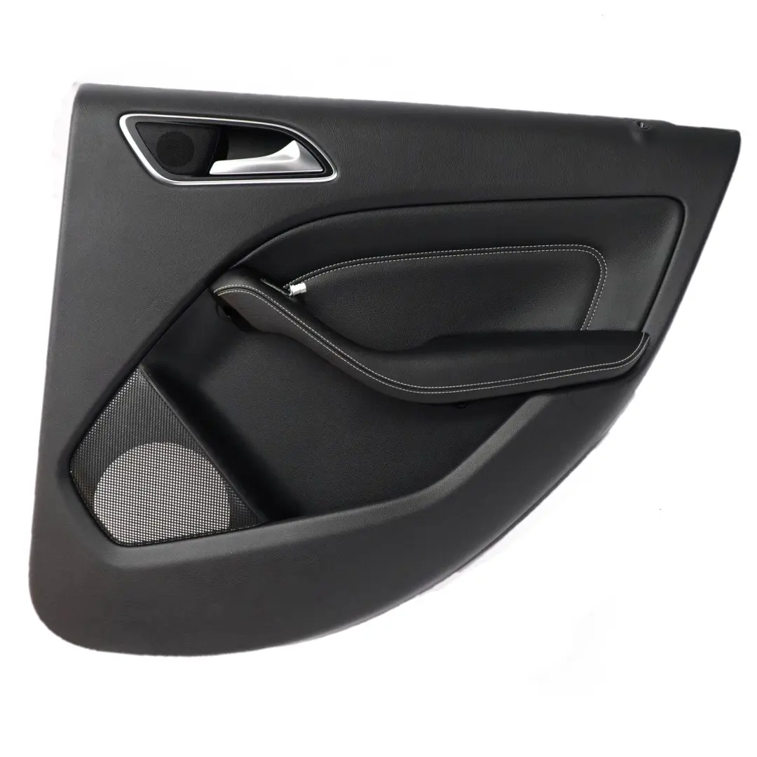 Door Card Trim Rear Right O/S Trim Panel Cover Leather Black to Mercedes W246 with Part number A2467300062 Mercedes W246 Door Card Trim Rear Right O/S Trim Panel Cover Leather Black - SKU A2467300062 - Part number A2467300062