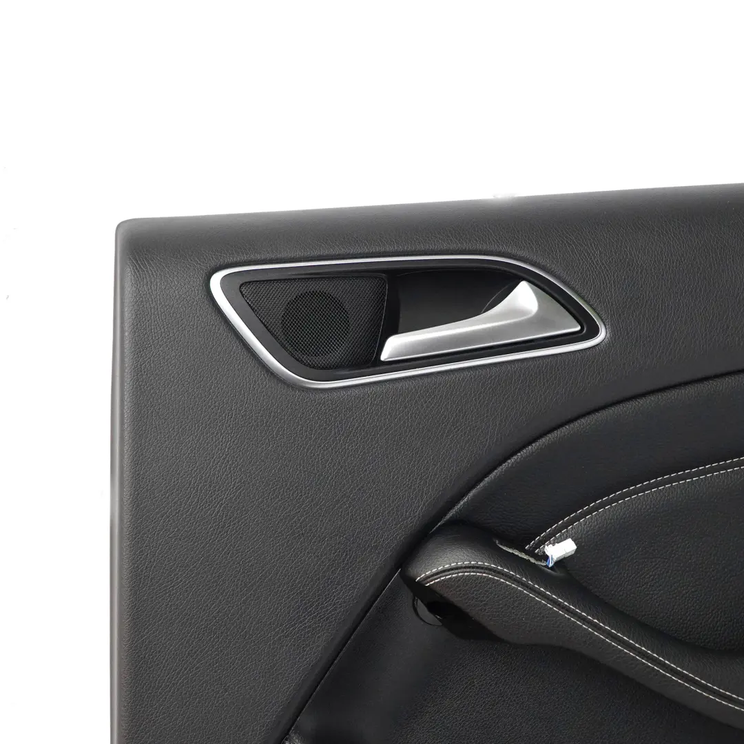 Türverkleidung hinten rechts Abdeckung Blende Leder Schwarz für Mercedes W246 mit Teilenummer A2467300062 Mercedes W246 Türverkleidung hinten rechts Abdeckung Blende Leder Schwarz - SKU A2467300062 - Teilenummer A2467300062