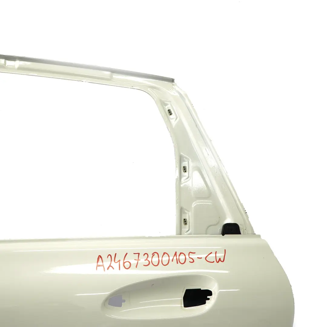 Arriere Gauche Blanc Calcite - 650 pour Mercedes W246 Porte à propos du numéro de pièce A2467300105 Mercedes W246 Porte Arriere Gauche Blanc Calcite - 650 - SKU A2467300105-CW - Numéro de pièce A2467300105