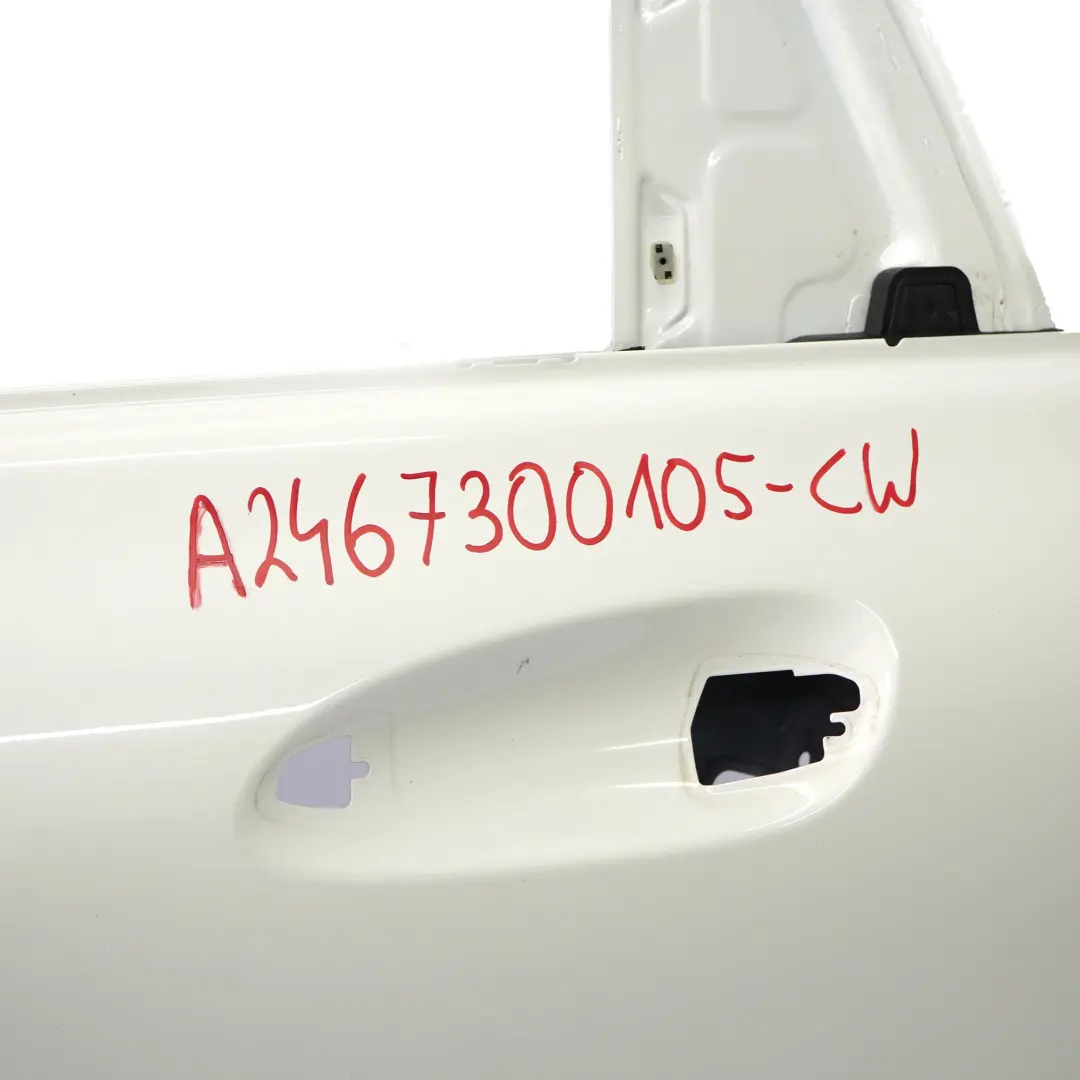 Tür hinten links B-Klasse Calcitweiß - 650 für Mercedes W246 mit Teilenummer A2467300105 Mercedes W246 Tür hinten links B-Klasse Calcitweiß - 650 - SKU A2467300105-CW - Teilenummer A2467300105