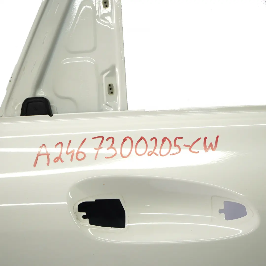 Mercedes W246 Tür hinten rechts B-Klasse Calcitweiß - 650 - SKU A2467300205-CW - Teilenummer A2467300205
