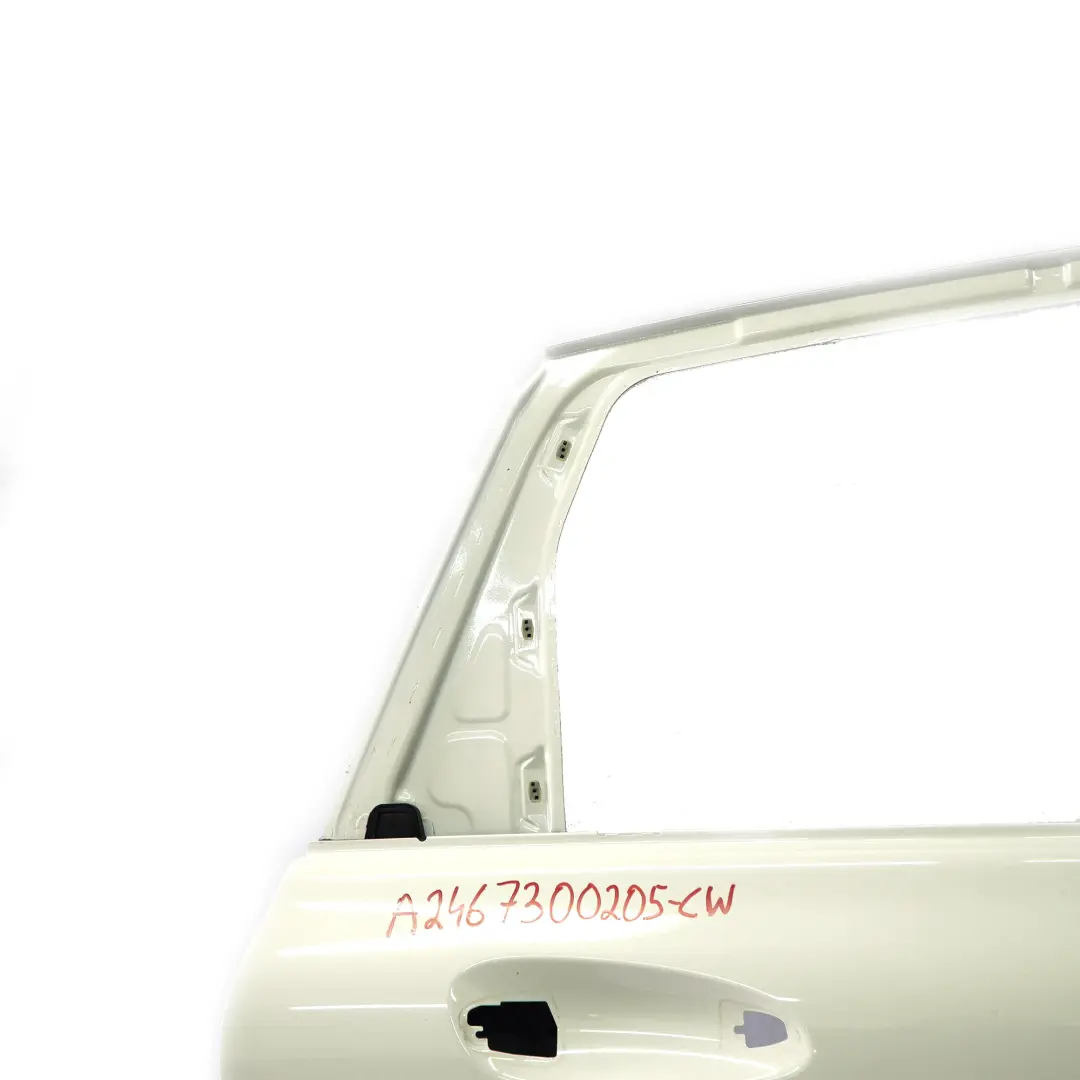 Mercedes W246 Door Rear Right O/S B-Class Calcite White - 650 - SKU A2467300205-CW - Part number A2467300205