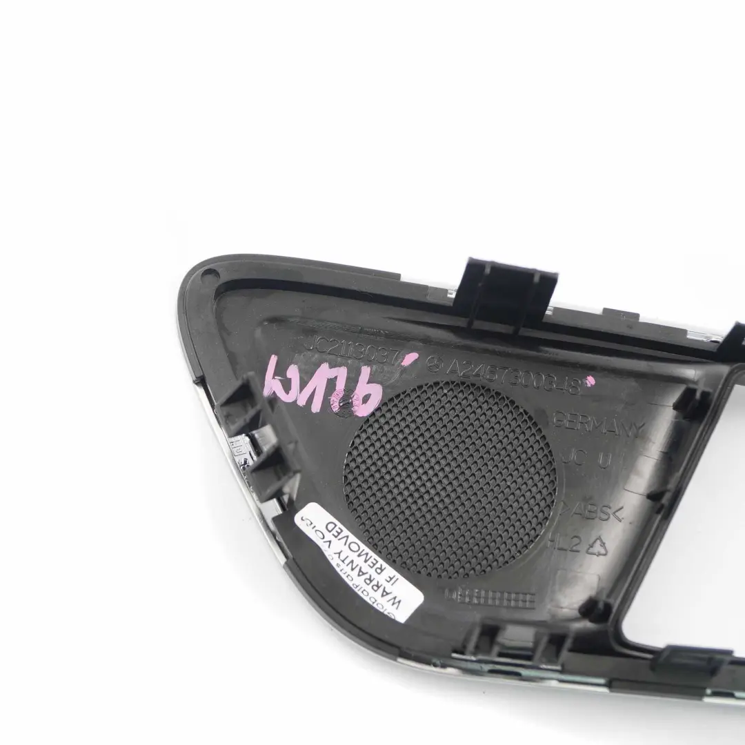 Interior Puerta Tarjeta Manija Tapa Trasera Izquierda para Mercedes W176 con número de pieza A2467300348 Mercedes W176 Interior Puerta Tarjeta Manija Tapa Trasera Izquierda - SKU A2467300348-1 - Número de pieza A2467300348