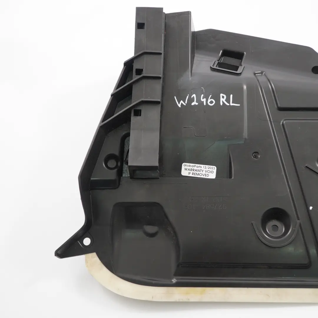 Wasser abfluss Tür Hinten Links Isolierung Abdeckung für Mercedes W246 mit Teilenummer A2467320195 Mercedes W246 Wasser abfluss Tür Hinten Links Isolierung Abdeckung - SKU A2467320195 - Teilenummer A2467320195