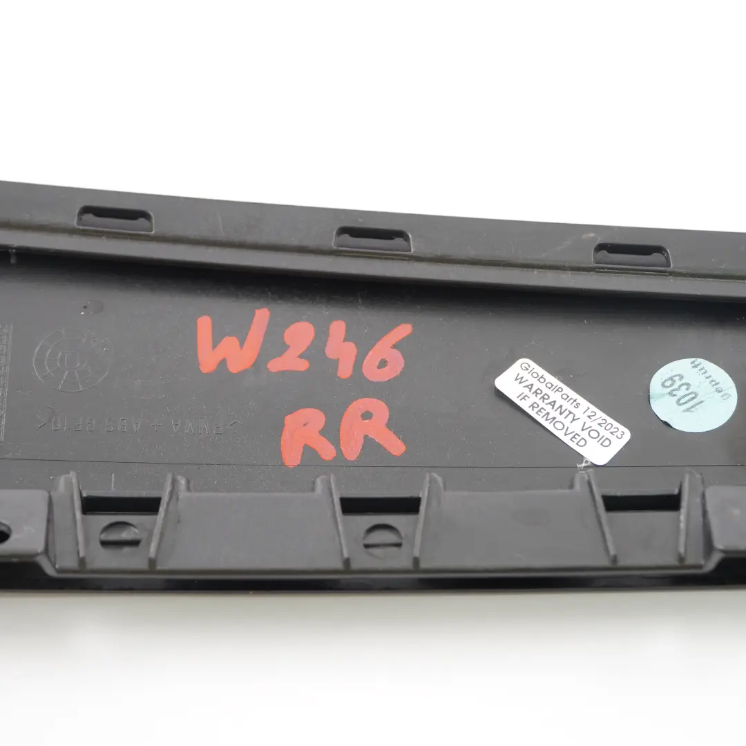 Mercedes W246 Rivestimento porta B-Pillar Striscia posteriore destra Alto Lucido - SKU A2467320200 - Numero di parte A2467320200