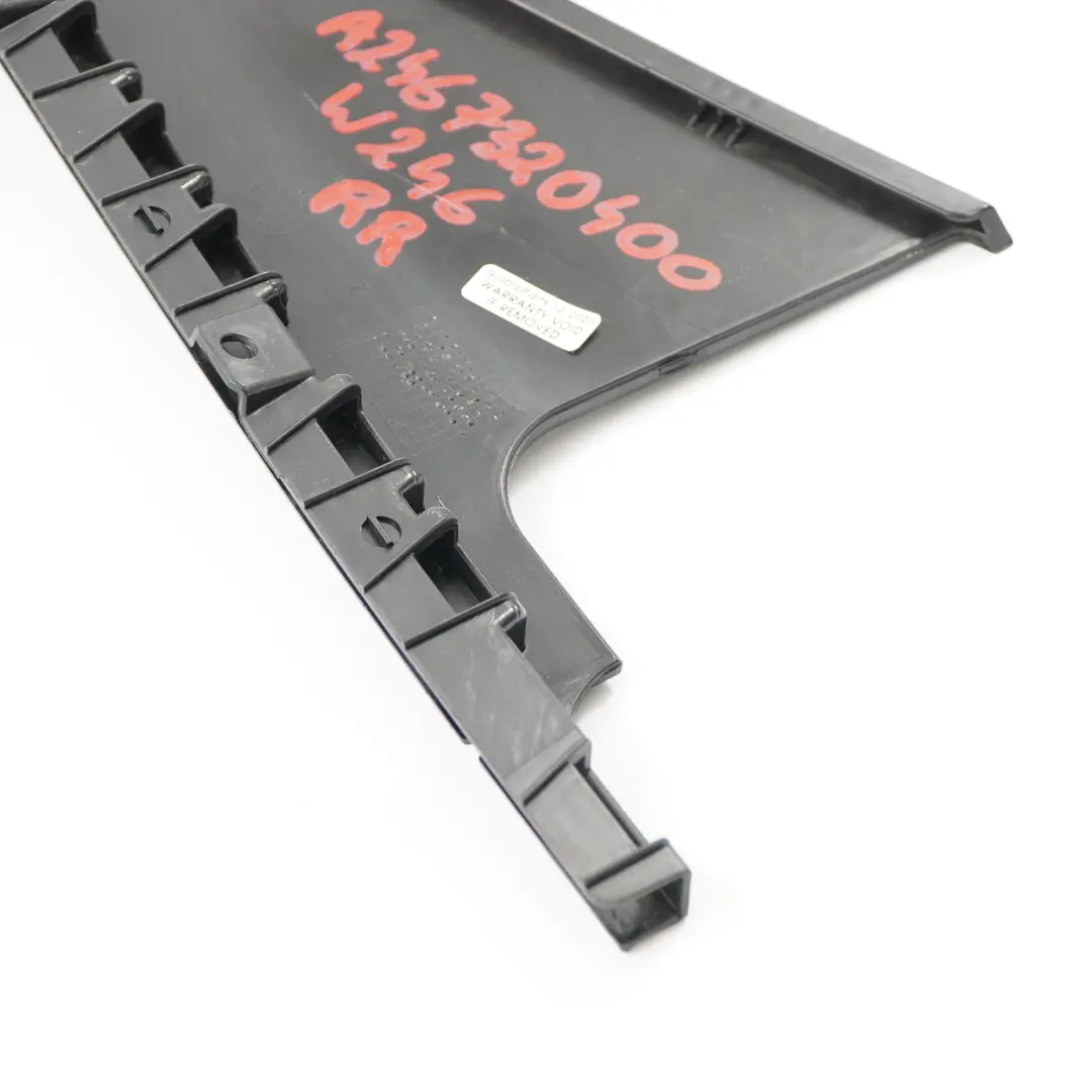 Embellecedor puerta Mercedes W246 C-Pillar Tira Trasera Derecha Alto Brillo para con número de pieza A2467320400 Embellecedor puerta Mercedes W246 C-Pillar Tira Trasera Derecha Alto Brillo - SKU A2467320400 - Número de pieza A2467320400