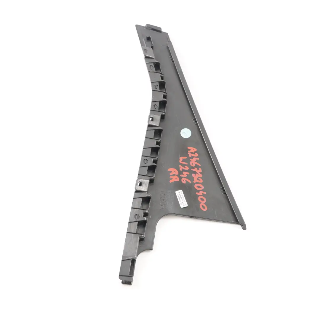 Door Trim C-Pillar Strip Rear Right O/S High Gloss to Mercedes W246 with Part number A2467320400 Mercedes W246 Door Trim C-Pillar Strip Rear Right O/S High Gloss - SKU A2467320400 - Part number A2467320400