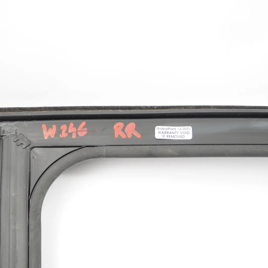 Mercedes W246 Window Sealing Door Rear Right O/S Frame Gasket Seal - SKU A2467350800 - Part number A2467350800