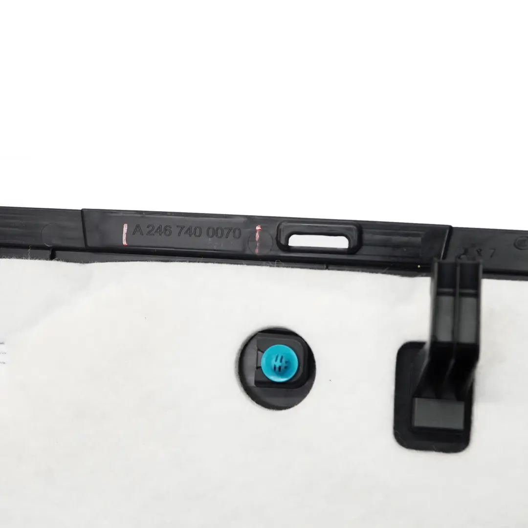 Panel Osłona Wewnętrzny Tylnej Klapy Bagażnika do Mercedes W246 o numerze A2467400070 Mercedes W246 Panel Osłona Wewnętrzny Tylnej Klapy Bagażnika - SKU A2467400070 - Numer Części A2467400070