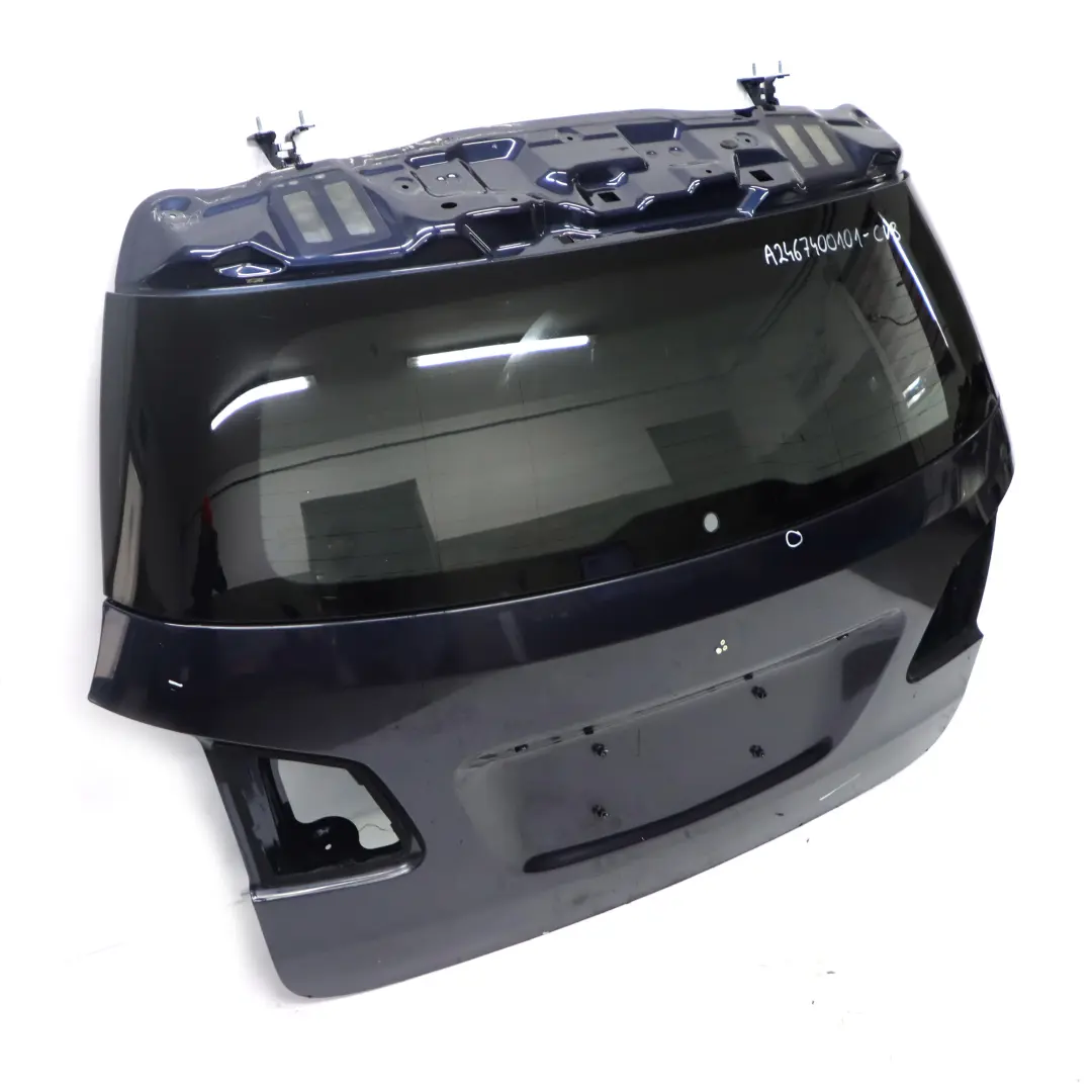 Boot Trunk Lid Tailgate Panel Cavansite Blue Metallic - 890 to Mercedes W246 with Part number A2467400101 Mercedes W246 Boot Trunk Lid Tailgate Panel Cavansite Blue Metallic - 890 - SKU A2467400101-CVB - Part number A2467400101
