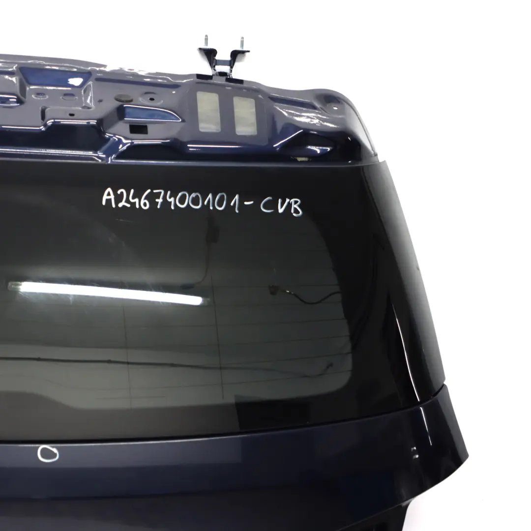 Boot Trunk Lid Tailgate Panel Cavansite Blue Metallic - 890 to Mercedes W246 with Part number A2467400101 Mercedes W246 Boot Trunk Lid Tailgate Panel Cavansite Blue Metallic - 890 - SKU A2467400101-CVB - Part number A2467400101