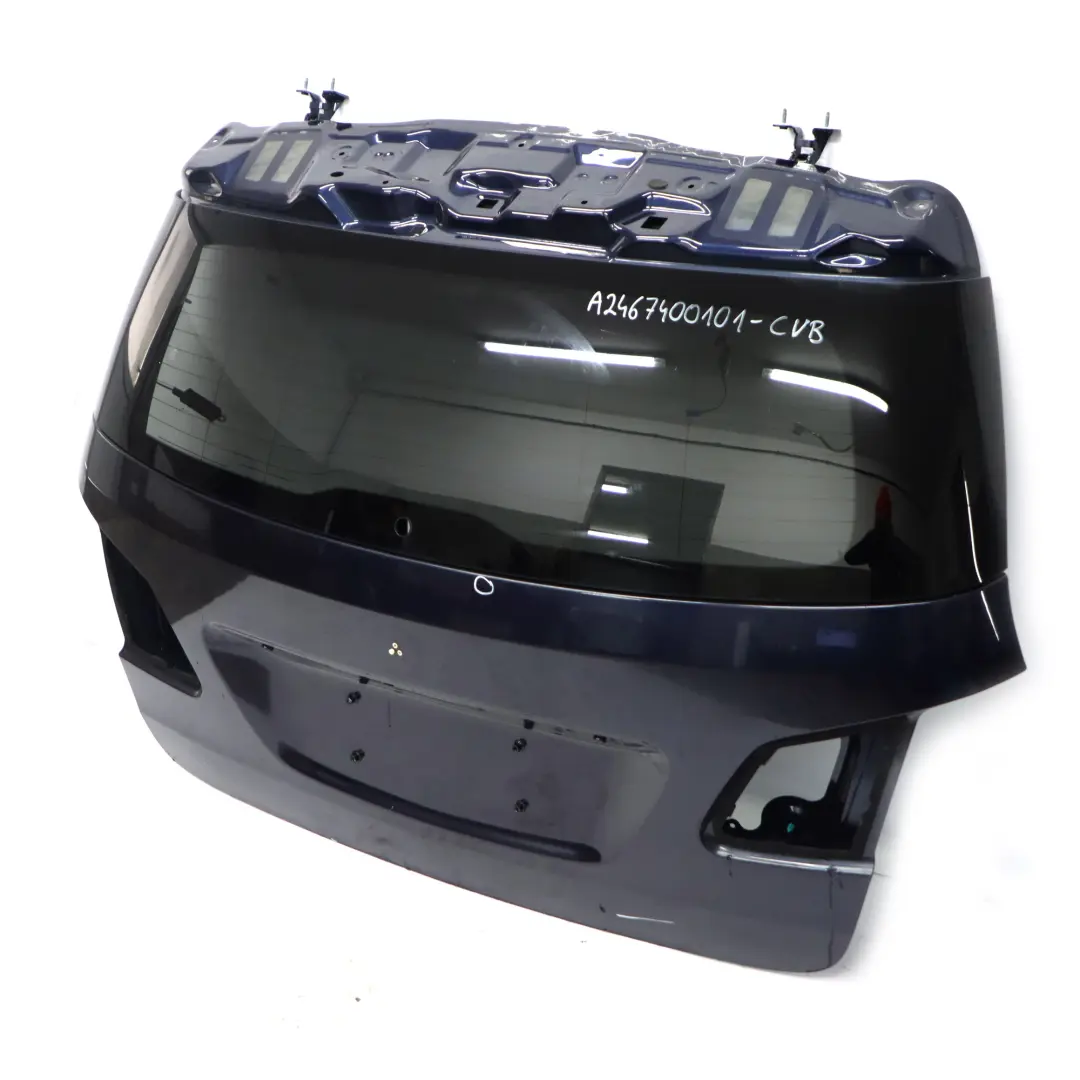 Boot Trunk Lid Tailgate Panel Cavansite Blue Metallic - 890 to Mercedes W246 with Part number A2467400101 Mercedes W246 Boot Trunk Lid Tailgate Panel Cavansite Blue Metallic - 890 - SKU A2467400101-CVB - Part number A2467400101