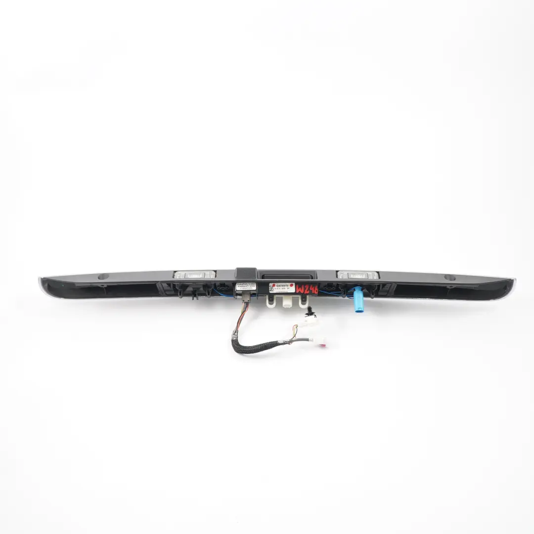 Tapa maletero portón trasero Luz matrícula Cámara para Mercedes W246 con número de pieza A2467406600 Mercedes W246 Tapa maletero portón trasero Luz matrícula Cámara - SKU A2467406600 - Número de pieza A2467406600