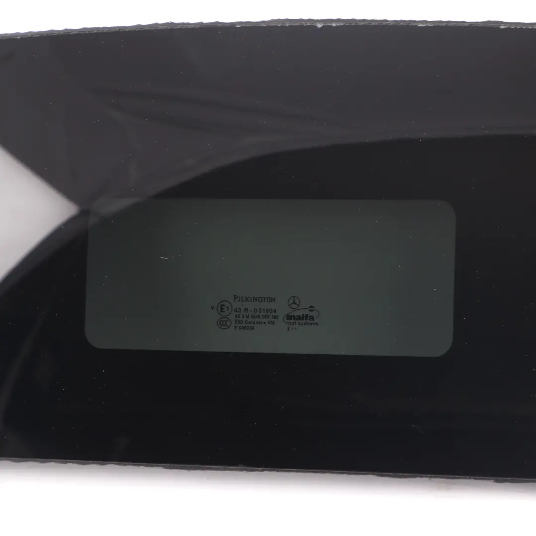 Panoramic Sunroof Sliding Roof Front Window Glass Panel Tinted AS3 to Mercedes W204 with Part number A2467800600 Mercedes W204 Panoramic Sunroof Sliding Roof Front Window Glass Panel Tinted AS3 - SKU A2467800600 - Part number A2467800600