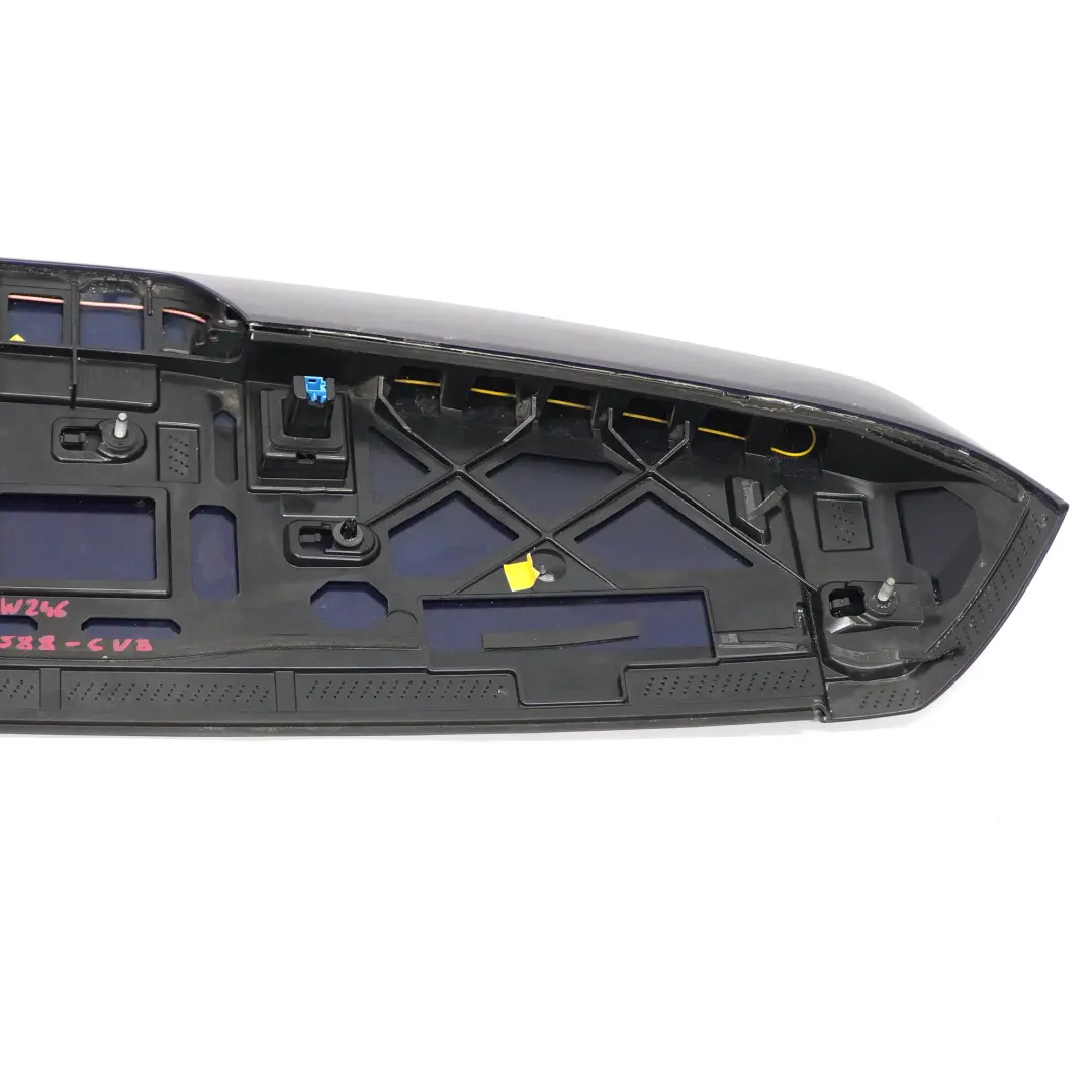 Portellone posteriore bagagliaio spoiler Cavansite Blu Metallic per Mercedes W246 con numero di parte A2467900588 Mercedes W246 Portellone posteriore bagagliaio spoiler Cavansite Blu Metallic - SKU A2467900588-CVB - Numero di parte A2467900588