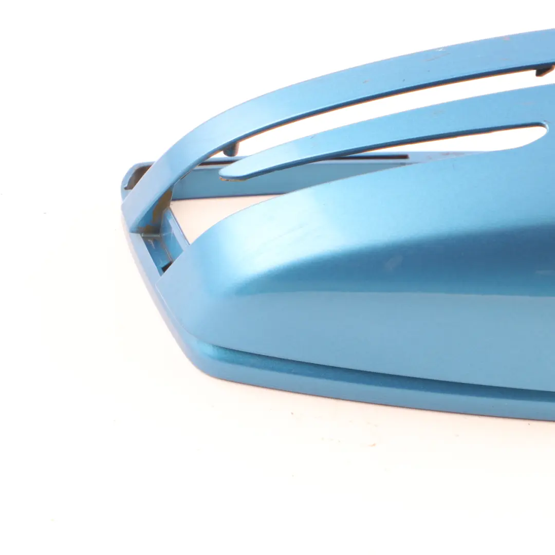 Wing Mirror Cover Cap Door Left N/S Housing South Sea Blue 162 to Mercedes W176 with Part number A2468110100 Mercedes W176 Wing Mirror Cover Cap Door Left N/S Housing South Sea Blue 162 - SKU A2468110100-SSB - Part number A2468110100
