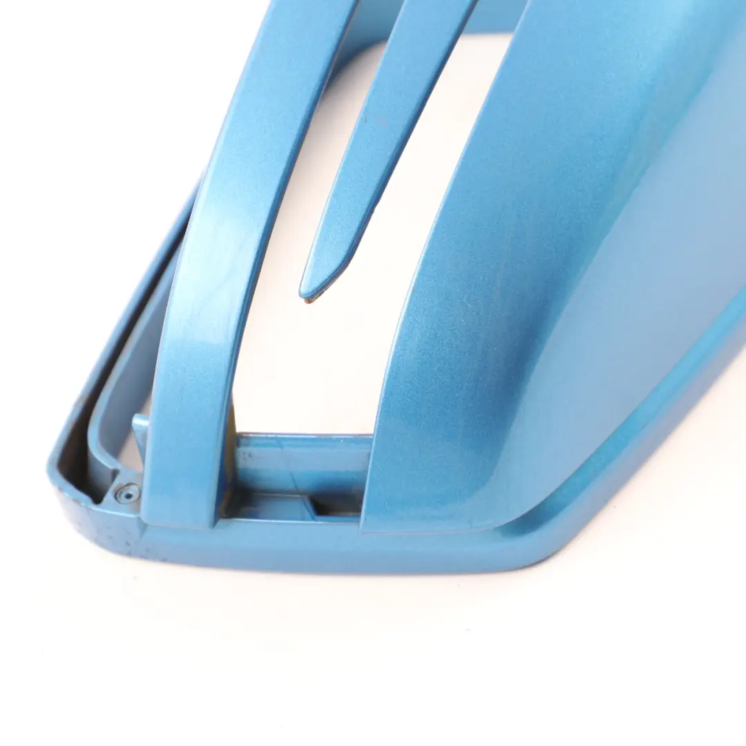 Wing Mirror Cover Cap Door Left N/S Housing South Sea Blue 162 to Mercedes W176 with Part number A2468110100 Mercedes W176 Wing Mirror Cover Cap Door Left N/S Housing South Sea Blue 162 - SKU A2468110100-SSB - Part number A2468110100