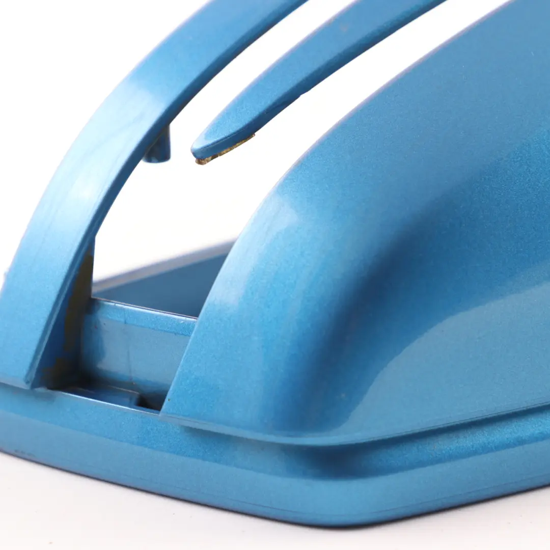 Wing Mirror Cover Cap Door Left N/S Housing South Sea Blue 162 to Mercedes W176 with Part number A2468110100 Mercedes W176 Wing Mirror Cover Cap Door Left N/S Housing South Sea Blue 162 - SKU A2468110100-SSB - Part number A2468110100