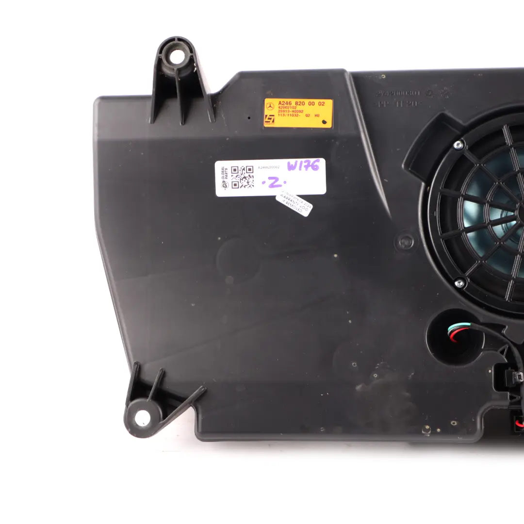 Harman Kardon Subwoofer Mercedes W176 W246 to Line with Part number A2468200002 Line Harman Kardon Subwoofer Mercedes W176 W246 - SKU A2468200002 - Part number A2468200002