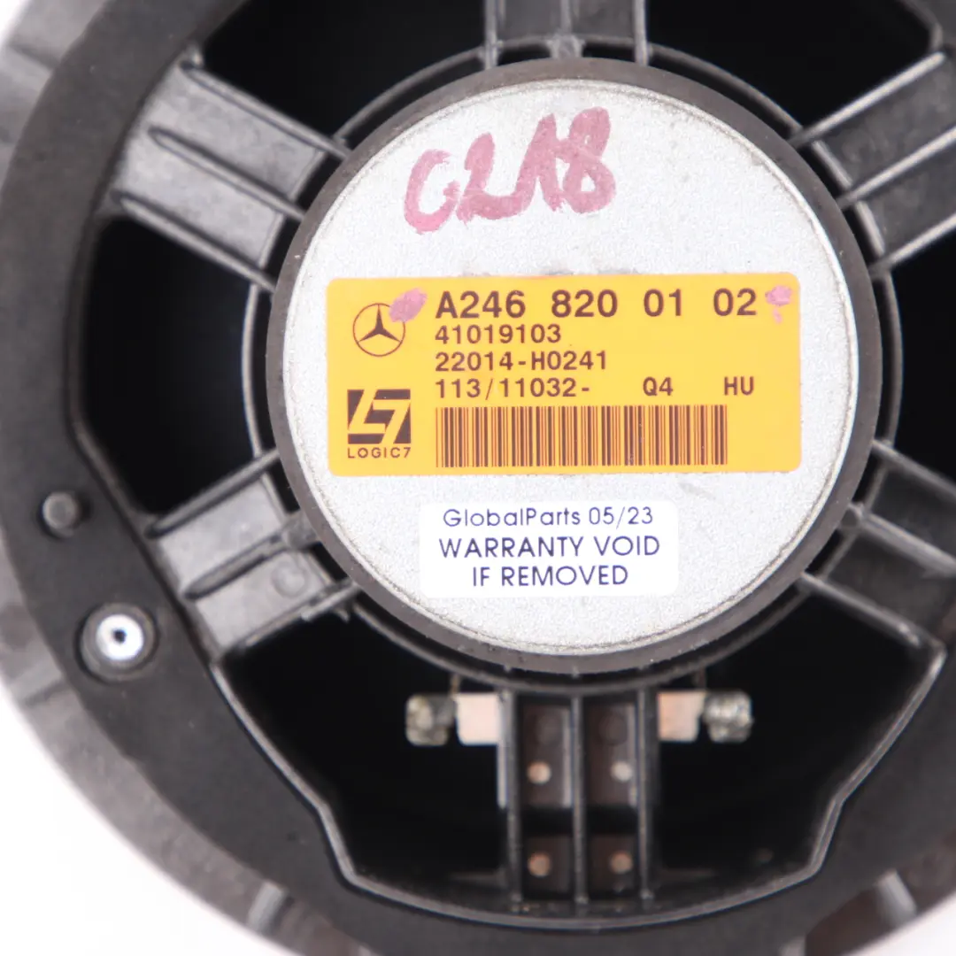 Speaker Mercedes W212 W218 Loudspeaker Door Left Right N/O/S to Rear with Part number A2468200102 Rear Speaker Mercedes W212 W218 Loudspeaker Door Left Right N/O/S - SKU A2468200102 - Part number A2468200102