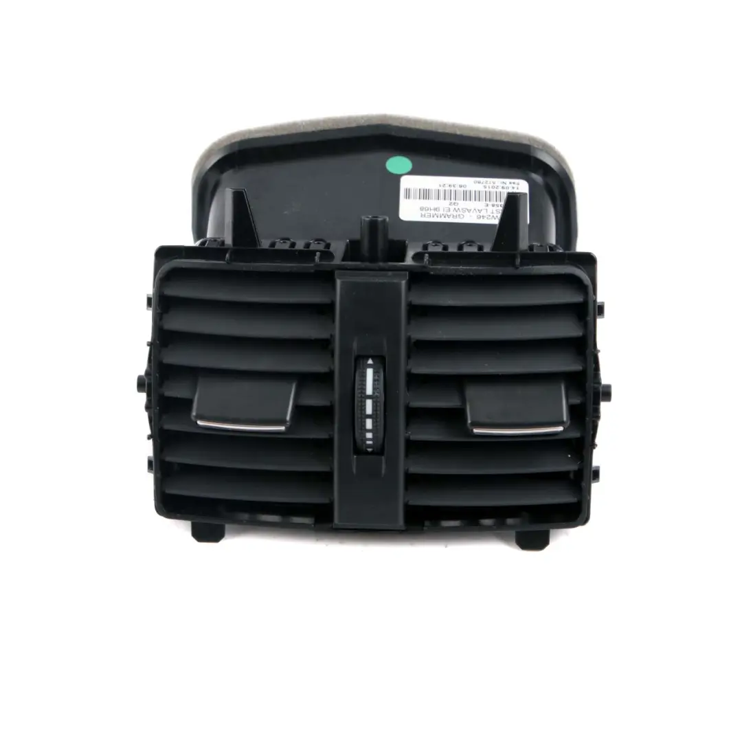 Mercedes W176 Consola Central Rejilla de Ventilación Trasera Negro - SKU A2468300003 - Número de pieza A2468300003