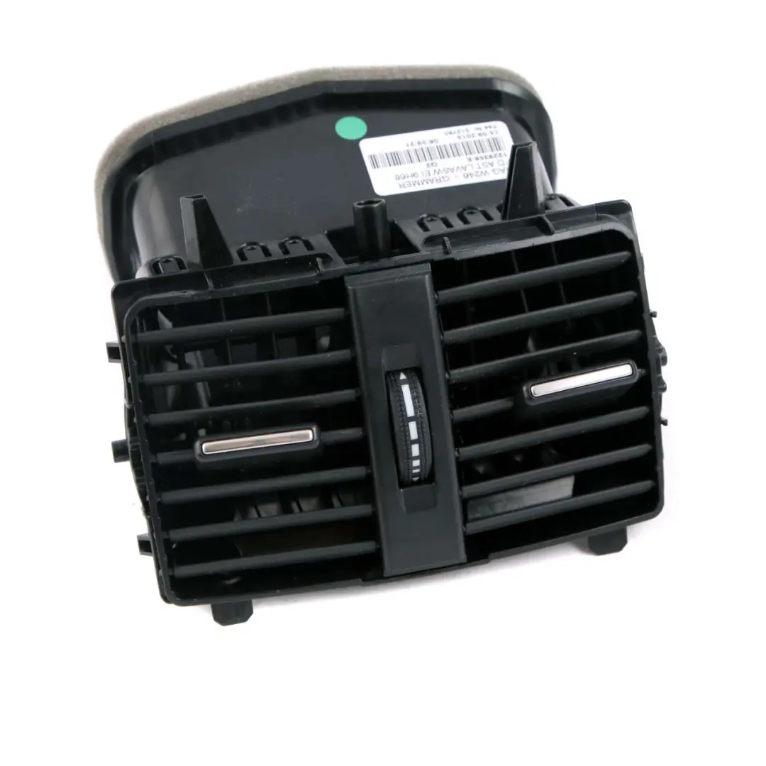 Mercedes W176 Console Centrale Buse d'aération arrière Grille noire - SKU A2468300003 - Numéro de pièce A2468300003