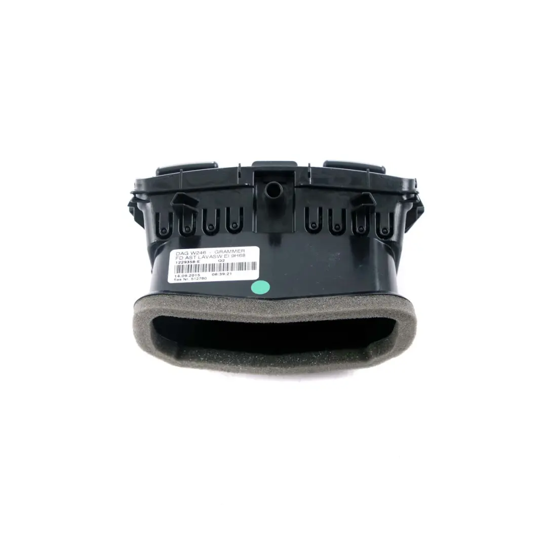 Mercedes W176 Console Centrale Buse d'aération arrière Grille noire - SKU A2468300003 - Numéro de pièce A2468300003