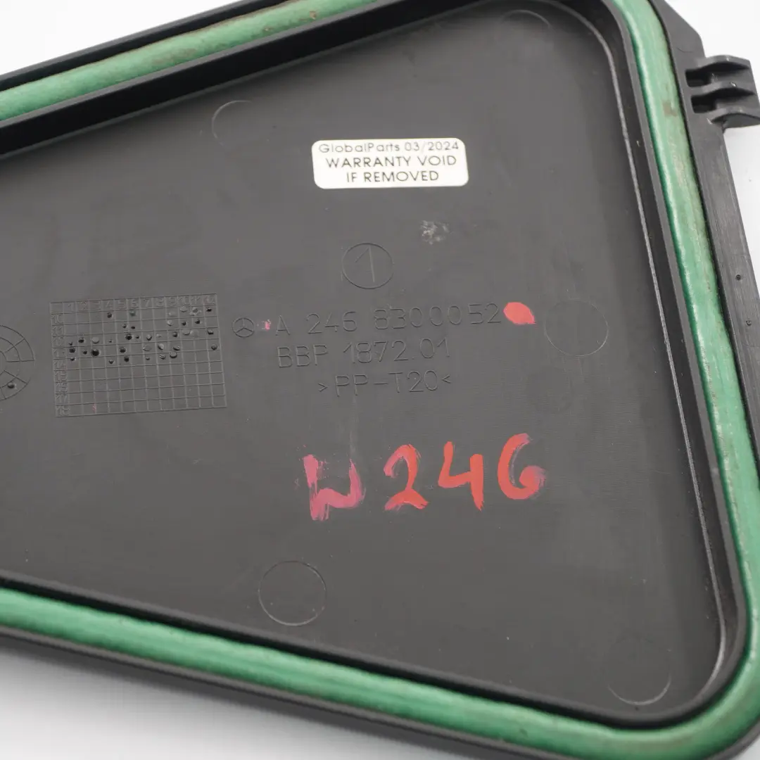 Pannello parabrezza anteriore Copertura parabrezza per Mercedes W246 con numero di parte A2468300052 Mercedes W246 Pannello parabrezza anteriore Copertura parabrezza - SKU A2468300052 - Numero di parte A2468300052