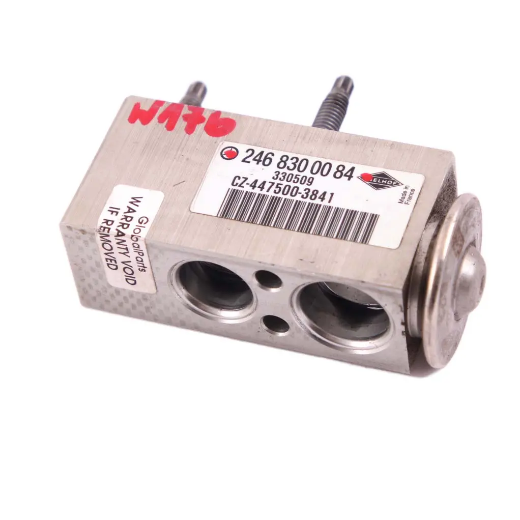 Aire Acondicionado Válvula de Expansión A/C para Mercedes W176 W246 con número de pieza A2468300084 Mercedes W176 W246 Aire Acondicionado Válvula de Expansión A/C - SKU A2468300084 - Número de pieza A2468300084