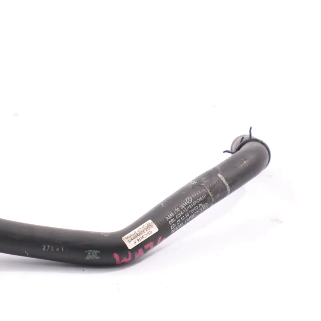 Tuyau D'Eau Mercedes W176 W246 OM651 Ligne Pompe Eau Refroidissement  - SKU A2468302896 - Numéro de pièce A2468302896