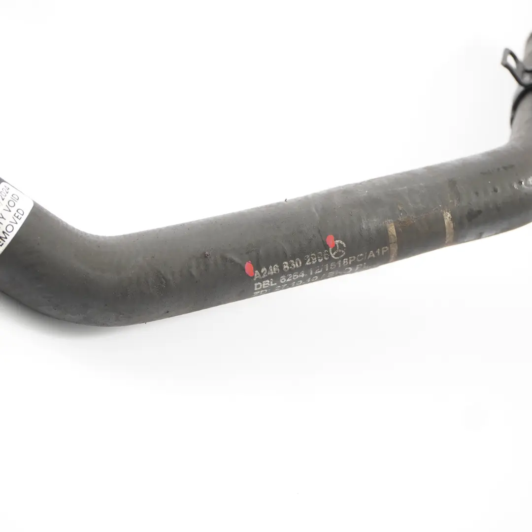 Coolant Hose Heater Line to Water Pump Return to Mercedes W176 with Part number A2468302996 Mercedes W176 Coolant Hose Heater Line to Water Pump Return - SKU A2468302996 - Part number A2468302996